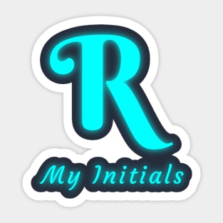 Letter R Letter Art Sticker